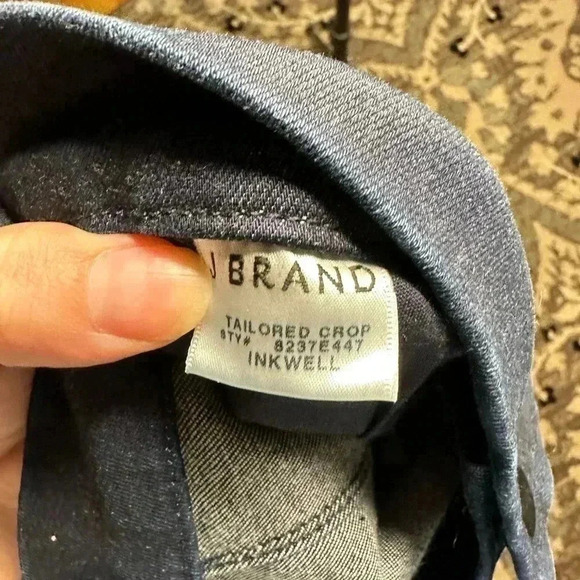 NWT $188 J BRAND TAILORED CROP INKWELL SLIM STRETCH ANKLE PANTS JEANS 28 - Picture 9 of 9